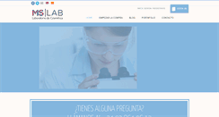 Desktop Screenshot of laboratoriodecosmetica.com