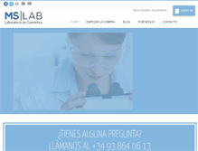Tablet Screenshot of laboratoriodecosmetica.com
